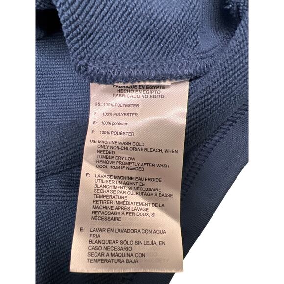 Adidas Golf Men's French Terry 1/4 Zip Pullover Jacket Navy Size Medium M New - Picture 7 of 7